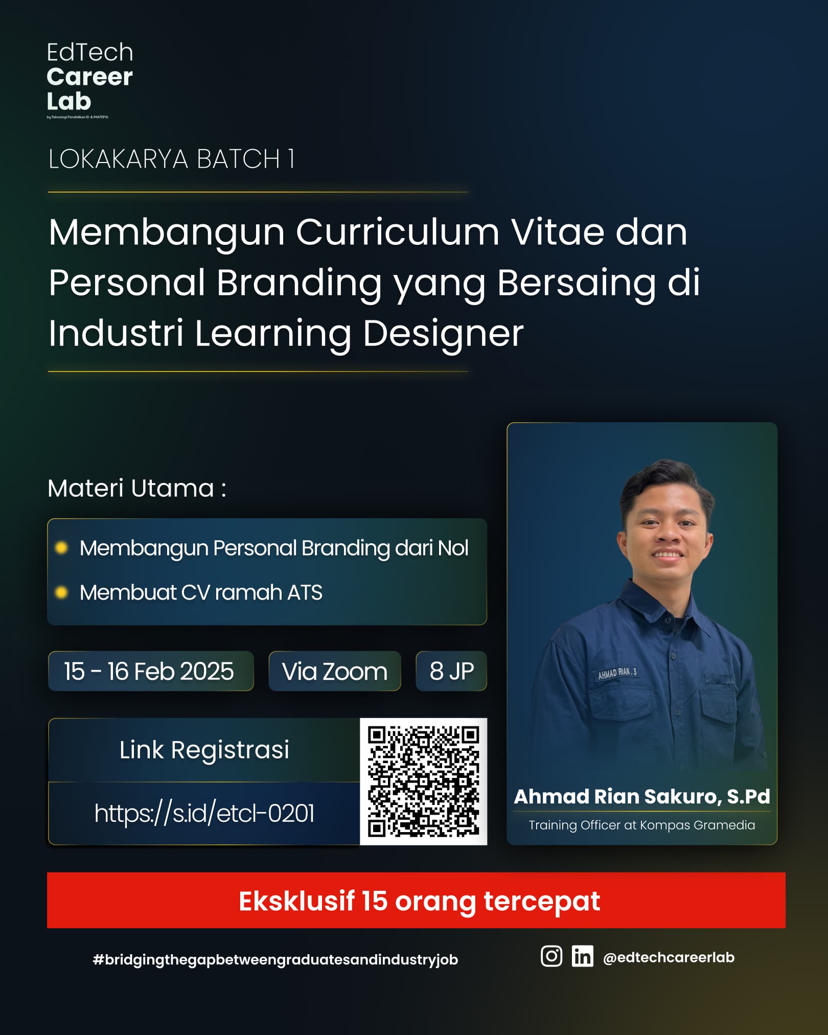 Perkuat CV dan Personal Branding untuk Karier di Industri EdTech